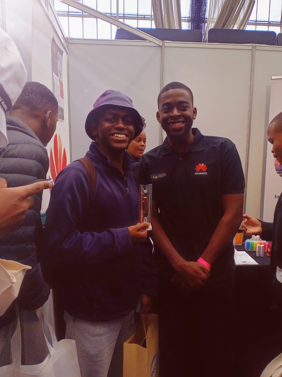 At the Huawei ICT Roadshow at the University of Cape Town