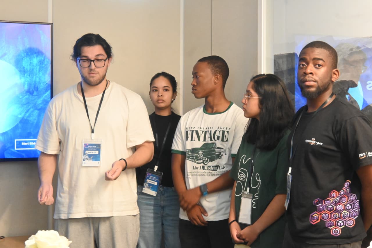Team presentation at the MICT Grand Finale in Johannesburg